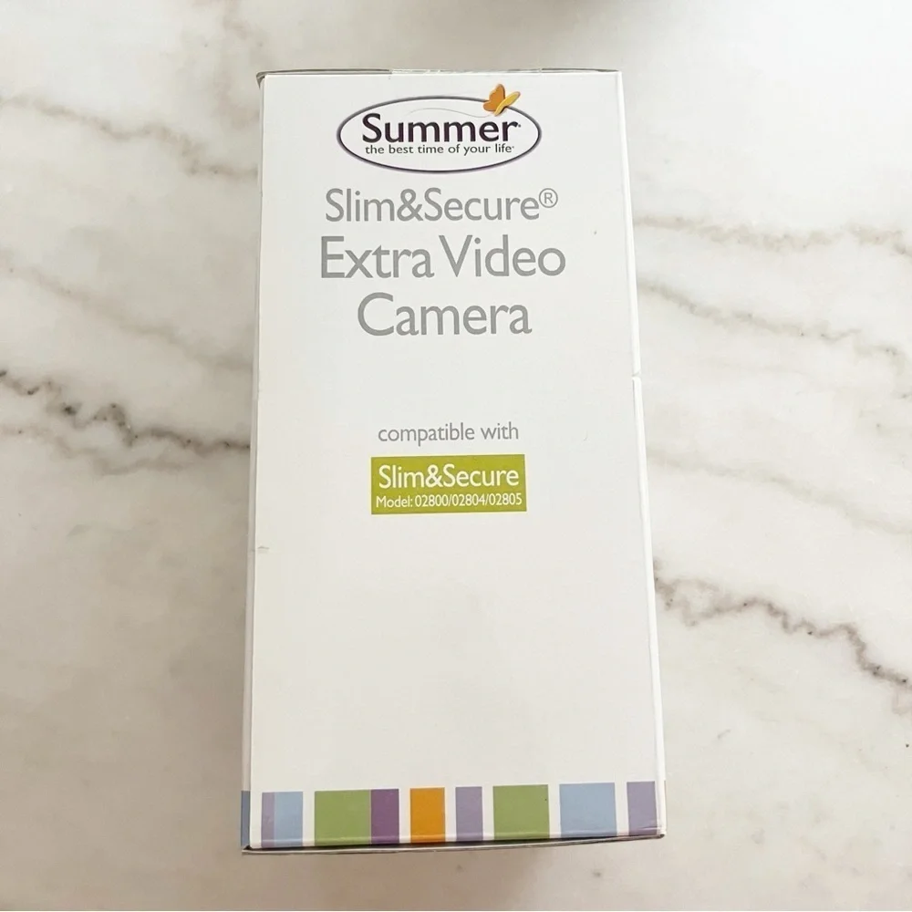 NEW Summer Infant Extra Video Camera SLIM & Secure Baby Monitor Camera #28390